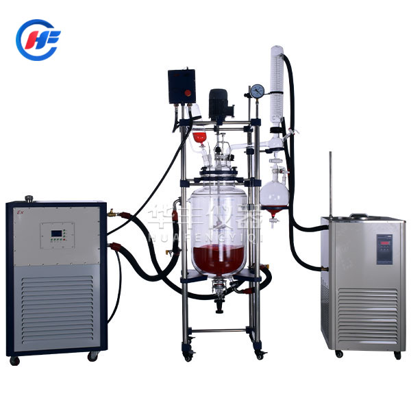 玻璃反應(yīng)釜的內(nèi)層放置反應(yīng)溶劑可以作為攪拌反應(yīng)